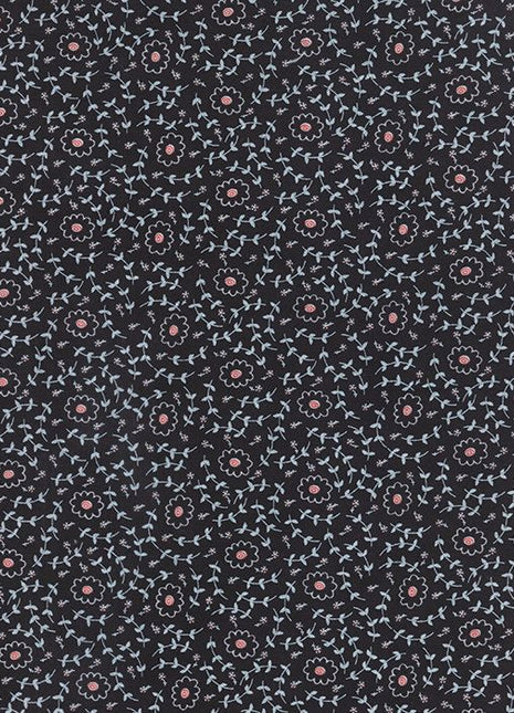 White vines on Black, Soft pink