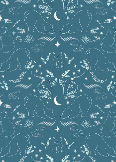 Arctic Lights Winter Nights Teal