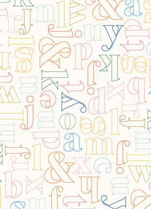 Alphabet Party Snug Flannel