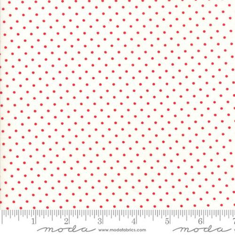 White Red Essential Dots
