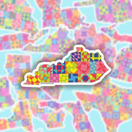Kentucky Quilt Sticker