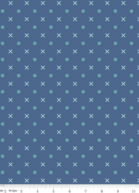 Bee Dots Denim Wide Back