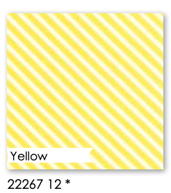 Yellow Bias Stripes