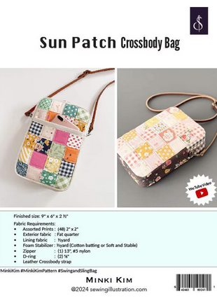 Minki Kim Sun Patch Crossbody Bag Pattern